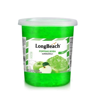 ลองบีชป็อปปิ้งโบบาแอปเปิ้ล (1000 g) LongBeach Apple Popping Boba ไข่มุกป๊อป/ มุกป๊อป
