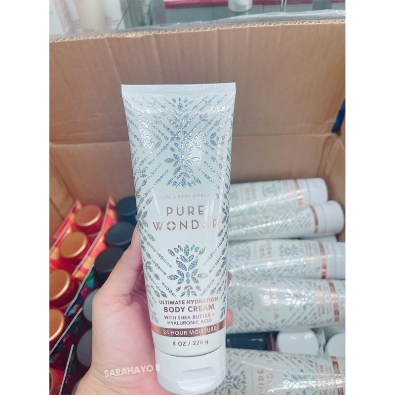 Bath & Body Works Pure Wonder Ultimate Hydration Body Cream 226g. ของแท้