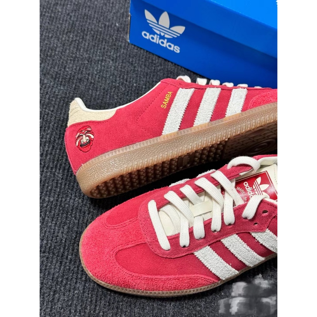 (ของแท้ 100%) adidas originals Samba  รองเท้าผ้าใบลำลองและสบายสำหรับผู้ชายและผู้หญิง