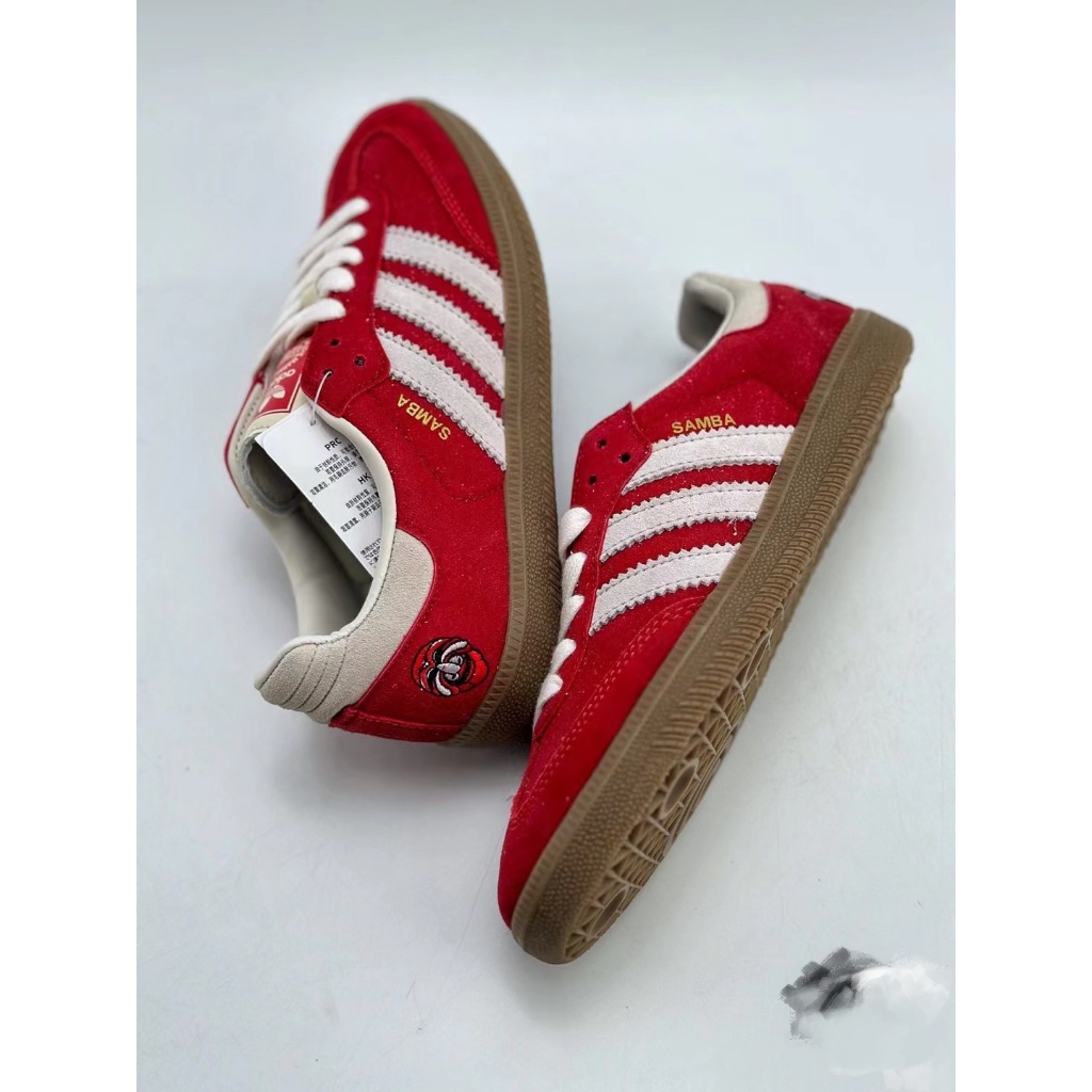 (ของแท้ 100%) adidas originals Samba  รองเท้าผ้าใบลำลองและสบายสำหรับผู้ชายและผู้หญิง