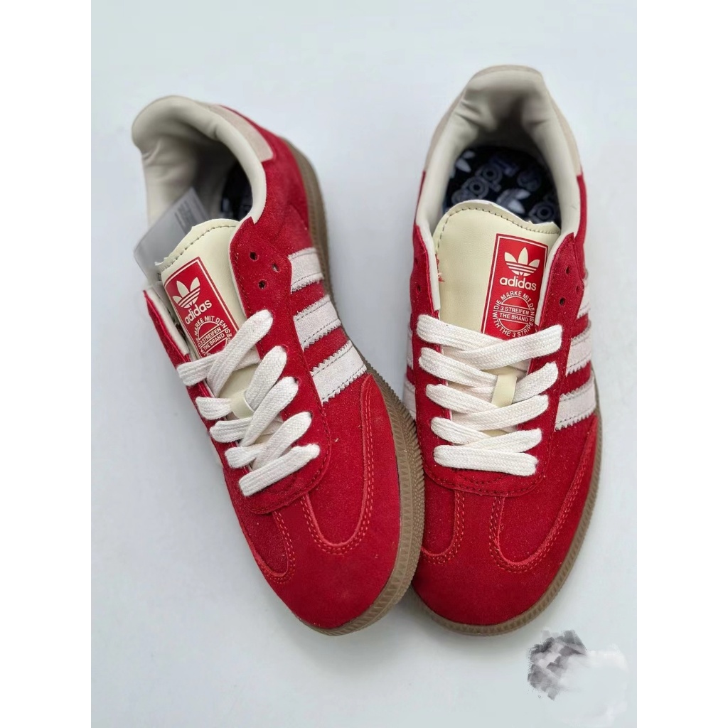 (ของแท้ 100%) adidas originals Samba  รองเท้าผ้าใบลำลองและสบายสำหรับผู้ชายและผู้หญิง