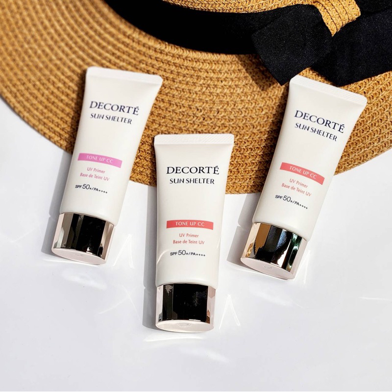 เหลือ 719 ฿ โค้ด (30OFF200) พร้อมส่ง DECORTE Sun Shelter Tone Up CC SPF 50+/PA++++ ป้ายไทย