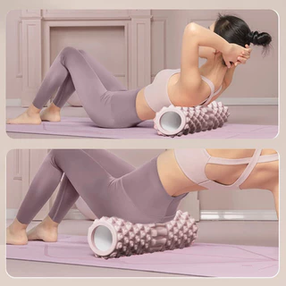 [⭐ใหญ่กว่า ถูกกว่า⭐] โฟมโรลเลอร์ โฟมโยคะ ลูกกลิ้งนวดYoga Foam Roller Massage สำหรับเล่นกีฬา คละแบบ