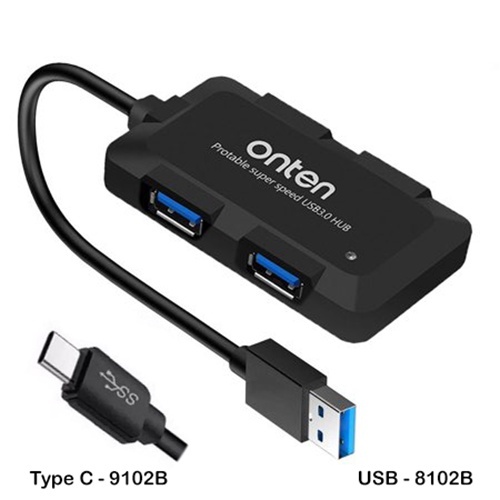 Onten 4 Port USB HUB v3.0 Type-C &amp; USB