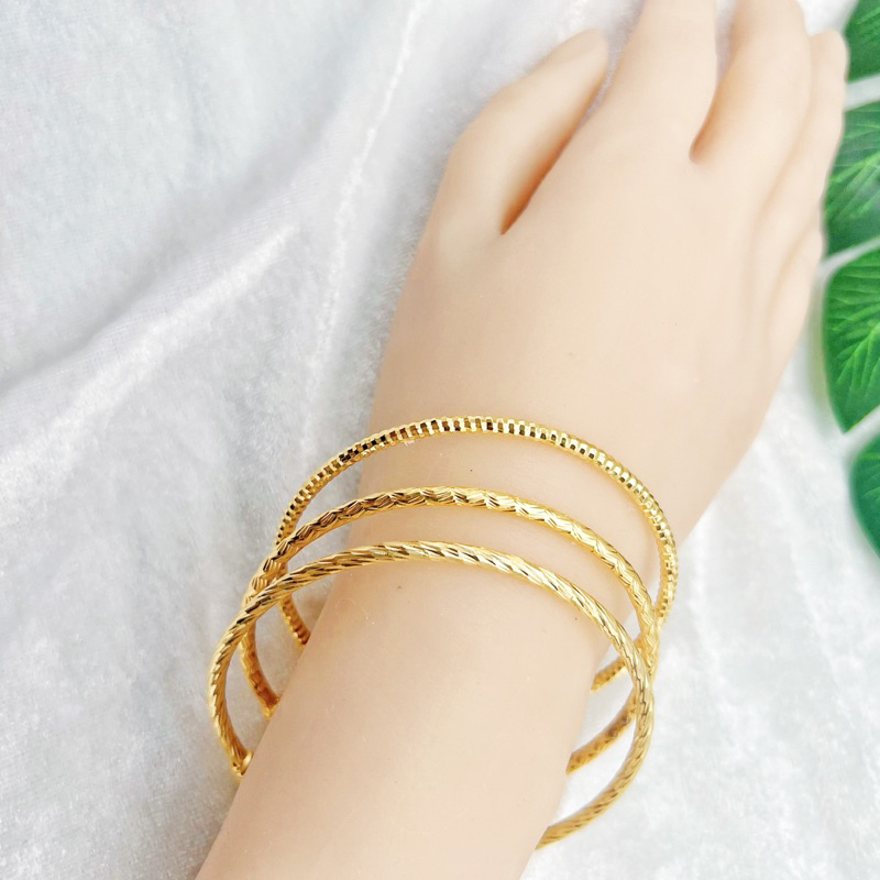 พร้อมส่ง กำไรสีทอง 24 เค ฟรีไซด์