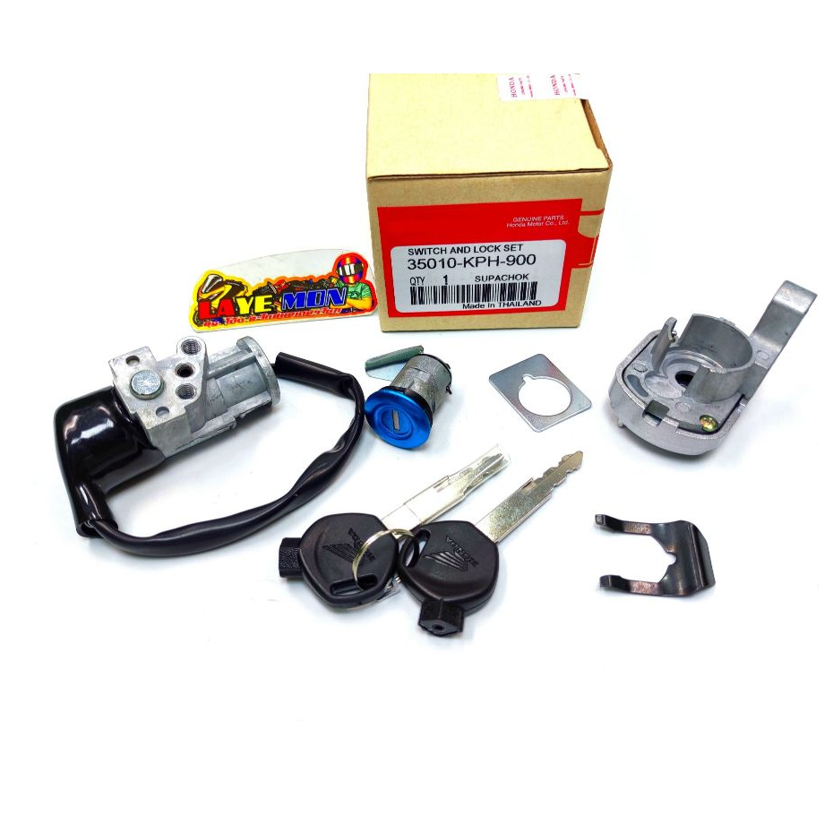 สวิทช์กุญแจ สวิชกุญแจ ดอกกุญแจ ตัวเปิดเบาะ รุ่นดอกใหญ่ สวยตรงปก Wave125 เวฟ125อาร์ Wave125r VSS-W.125R - รูปที่ 3