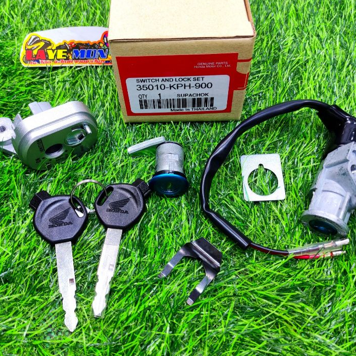 สวิทช์กุญแจ สวิชกุญแจ ดอกกุญแจ ตัวเปิดเบาะ รุ่นดอกใหญ่ สวยตรงปก Wave125 เวฟ125อาร์ Wave125r VSS-W.125R - รูปที่ 4