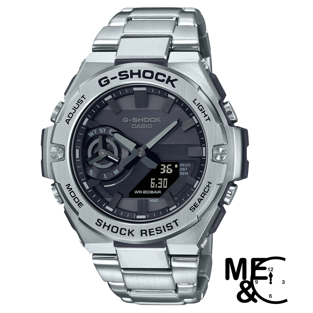CASIO G-SHOCK GST-B500D-1A 1DR (ทัชโซล่า,บลูทูธ) ของแท้ ประกันศูนย์ CMG