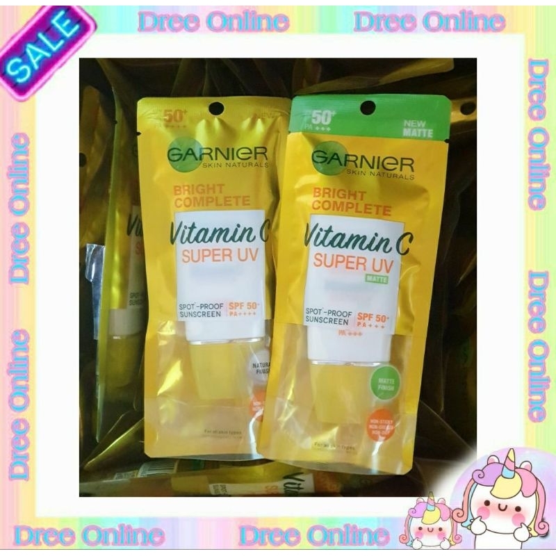 ครีมกันแดดการ์นิเย่ สกินแนทเชอรัลส์ไลท์คอมพลีท/การ์นิเย่สูตรแมท ขนาด 30 ml.