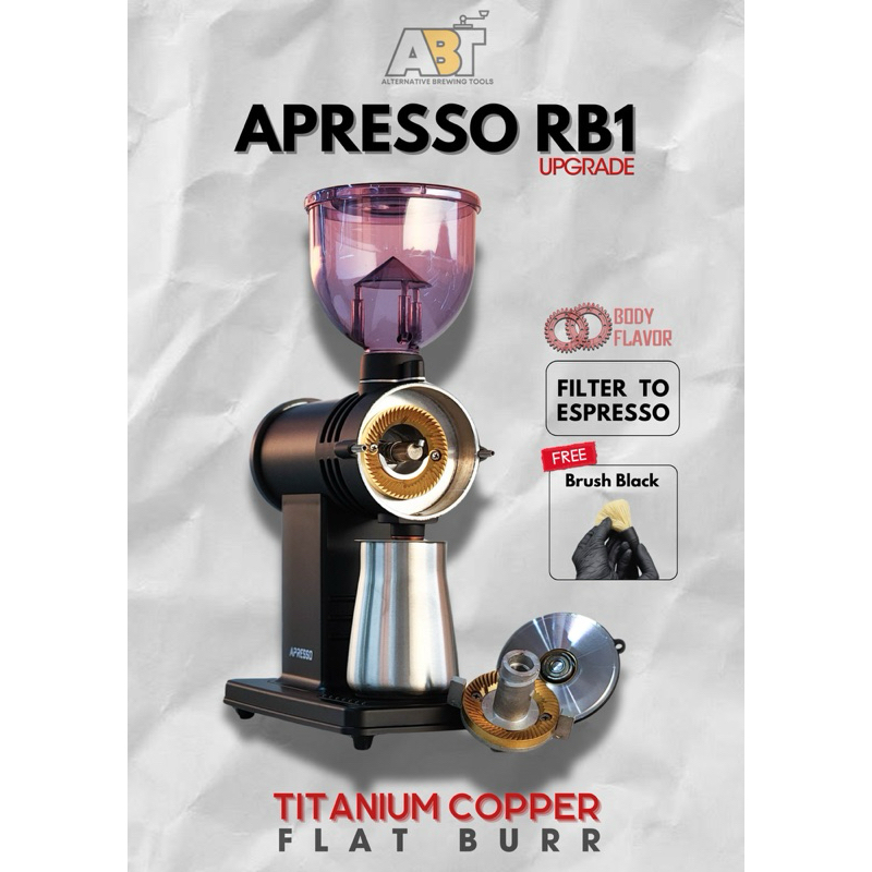 ABT | เครื่องบดกาแฟ Apresso RB520 Model (Titanium 60mm)