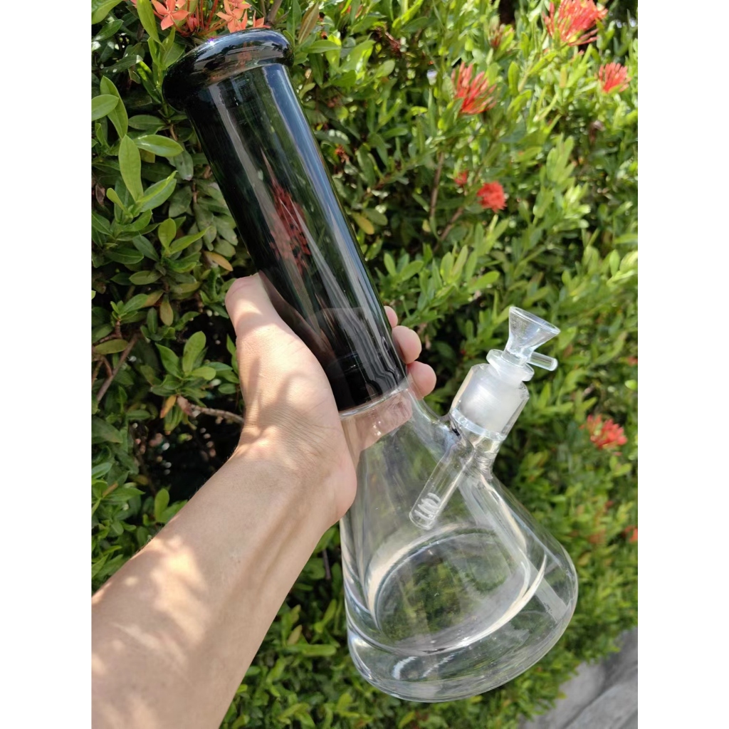 บ้องแก้วใหญ่ 30cm หลอดแก้ว 12cm หลอดแก้ววิทยาศาสตร์ หนา 9MM พร้อมส่งจากไทย GLASS bong อุปกรณ์ครบชุด 