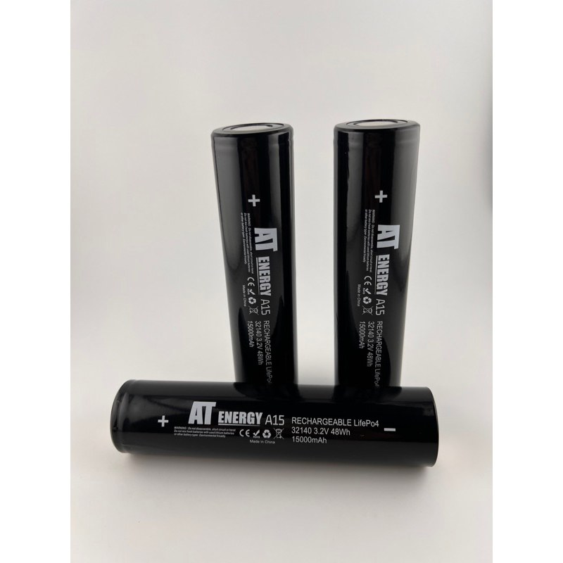 32140 3.2V 15,000mAh ลิเธียมฟอตเฟต AT energy A15 บาลานซ์ชาร์จพร้อมประกอบ