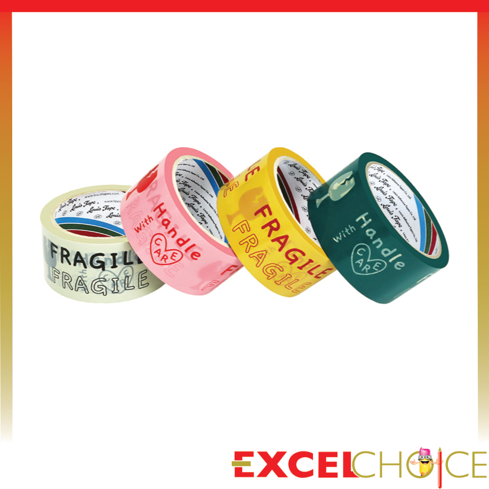 หลุยส์ เทปพิมพ์ลาย "Fragile/Handle with Care" Louis Tape