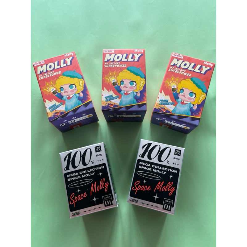 💙แท้💯%จาก POPMART ญี่ปุ่น🇯🇵 Molly กล่องสุ่ม⭐️พร้อมส่ง