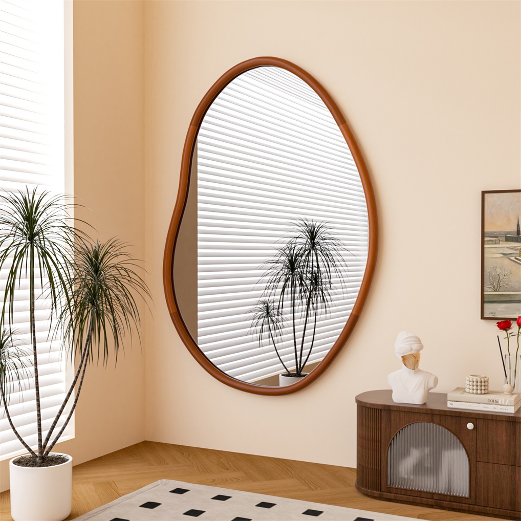 ARTLOGE Mirror (56*82 ซม/75*110ซม) - กระจกกรอบไม้ กระจกแต่งห้องกรอบไม้แบบติดผนัง #ส่งฟรี