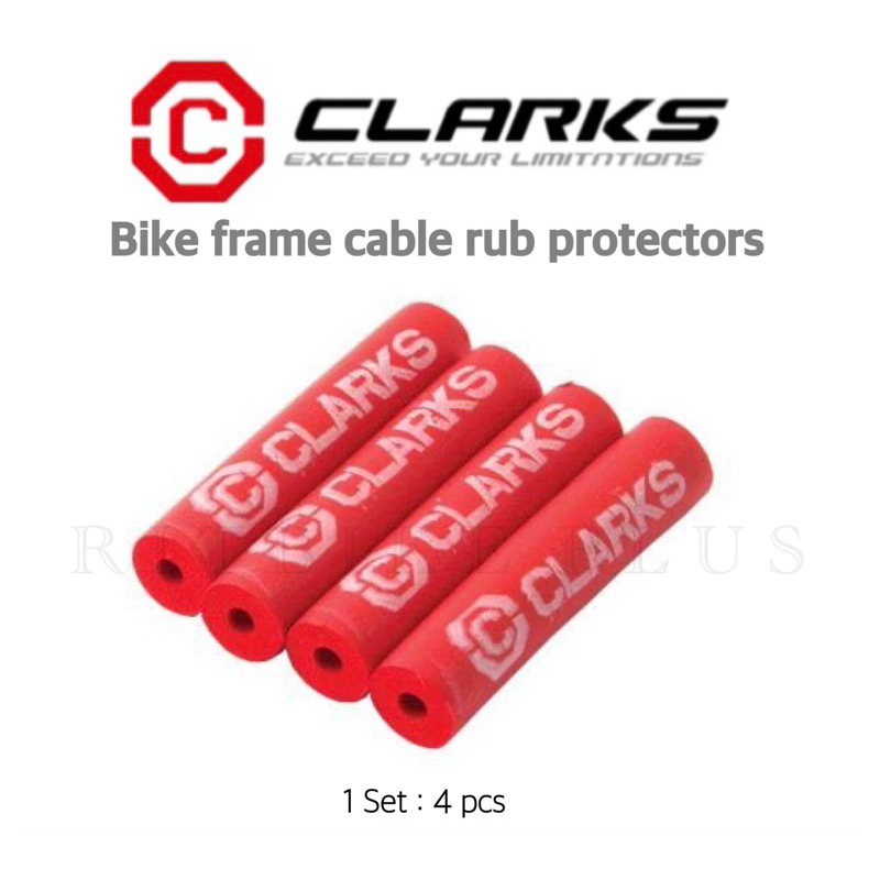 ตัวกันรอยจักรยาน CLARKS Bike frame cable rub protectors ป้องกันสายสลิงเสียดสีเฟรมจักรยาน