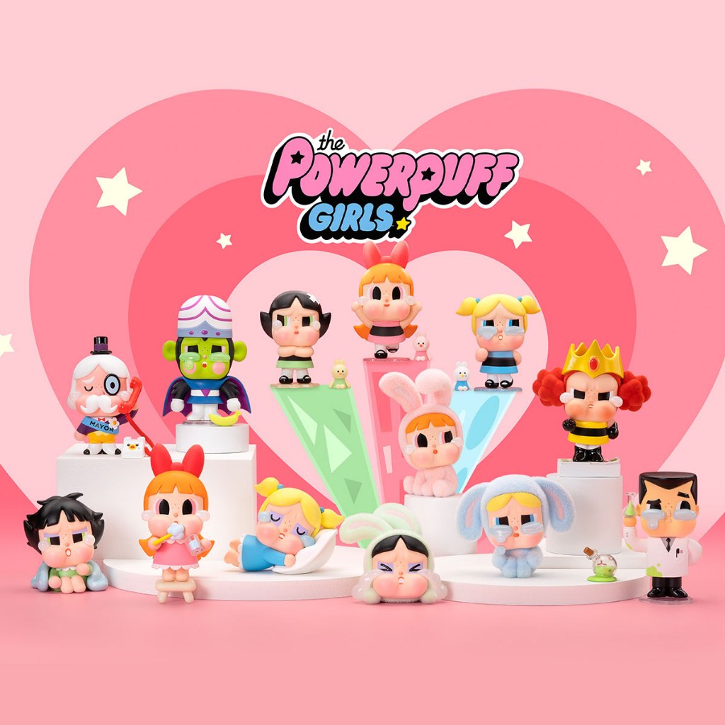 Live*พร้อมส่ง [กล่องสุ่ม] CRYBABY × Powerpuff Girls Series Figures POPMART