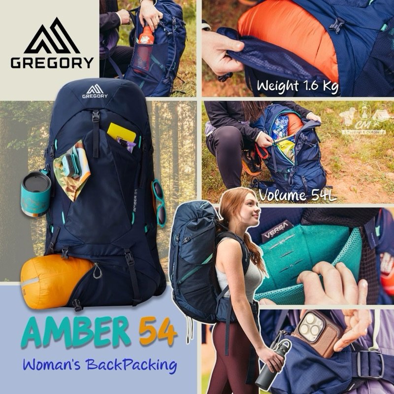 เป้เดินป่ารุ่นใหม่ Gregory Amber 54 VF