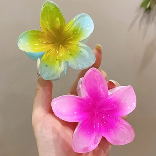 กิ๊ฟหนีบ กิ๊ฟดอกไม่ลีลาวดี หลายสี ขนาดใหญ่7.5ซม อุปกรณ์เสริมสำหรับชายหาด#0312