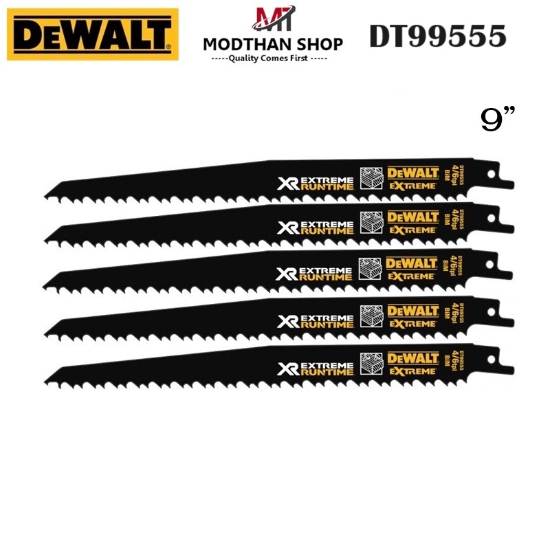 DeWALT ใบเลื่อยชัก 5 ใบ/ชุด มีให้เลือก รุ่น DW4802/DW4811/DW4821/DT99553/DT99555/DT99554