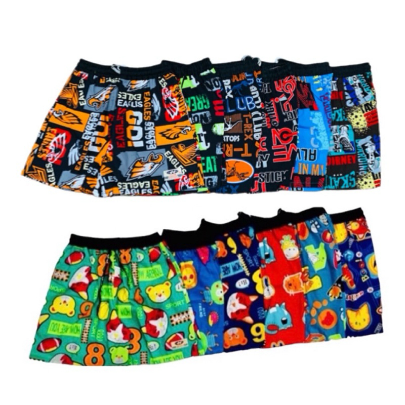 กางเกงขาสั้นJJไซส์ ( M ) ลายศิลป์ ยาว 15 นิ้ว (ยาวไม่ถึงหัวเข่า)