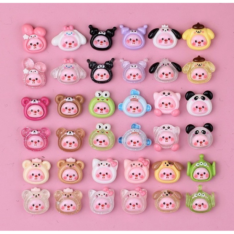 เรซิ่นการ์ตูนDIY 3Dมีให้เลือกมากกว่า30แบบ