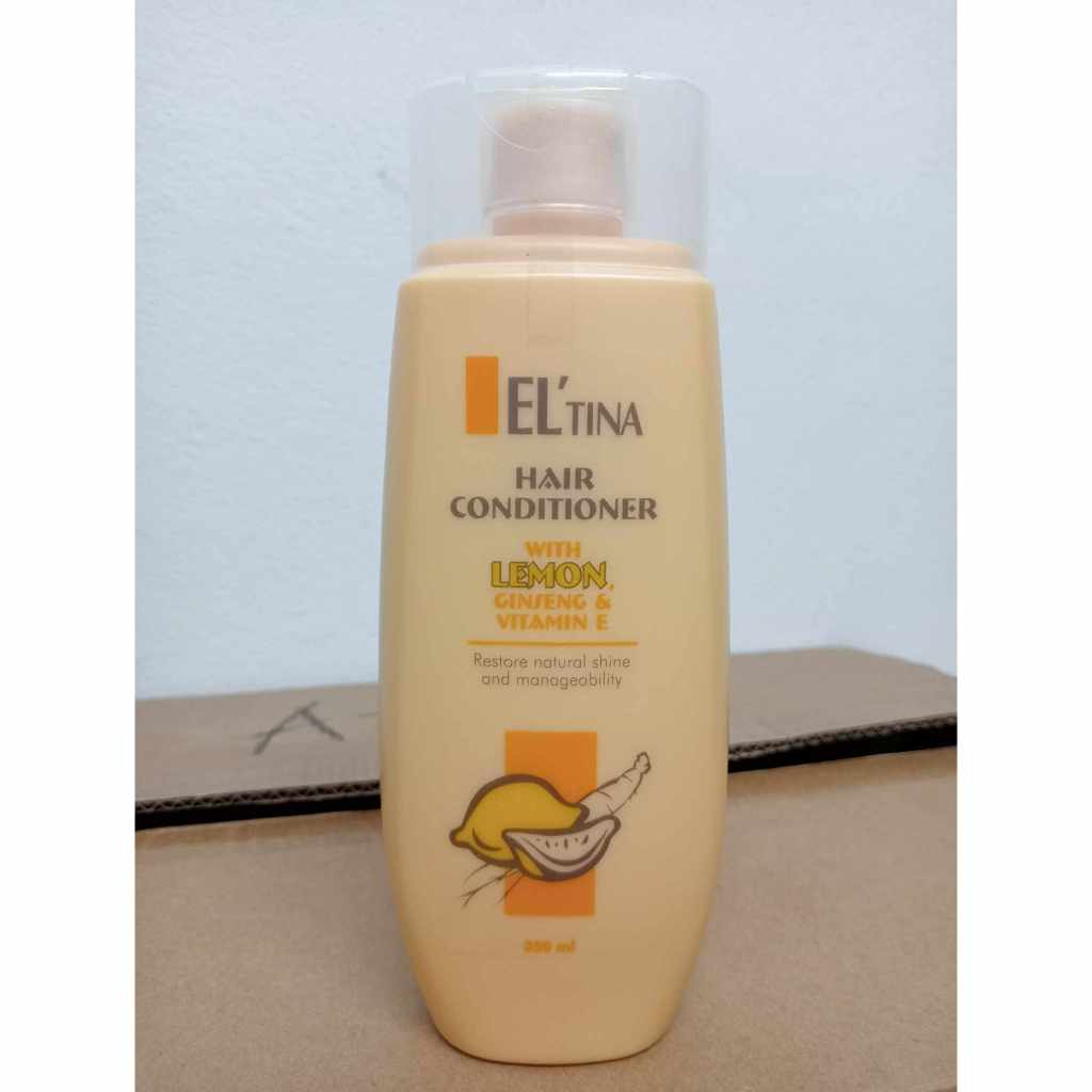 zhulian eltina 350 ml ครีมนวดผมสูตร lemon ginseng vitamin E