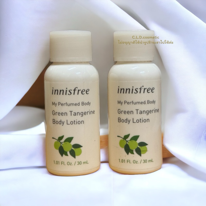 Sale Innisfree Green Tangerine Body Lotion. โลชั่นชาเขียว ขนาด 30 ml