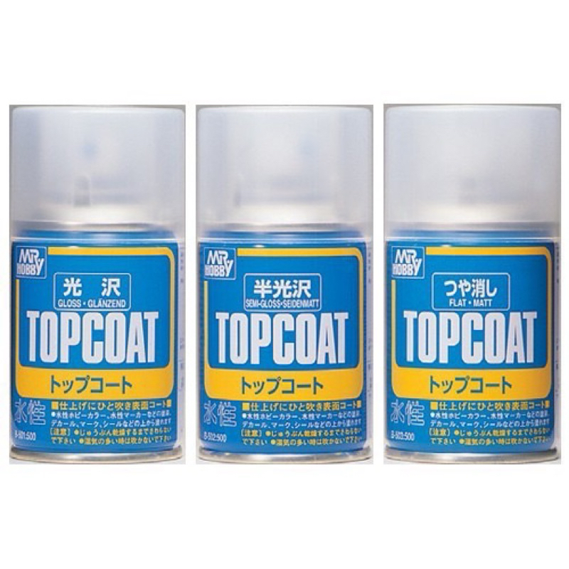 Mr.hobby Topcoat Flat/gloss/semi-gloss