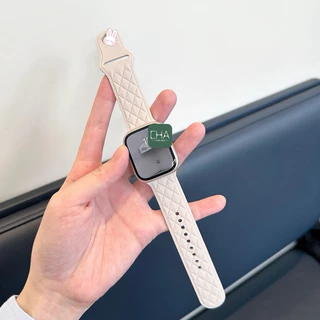 สายลายโซฟา สายนาฬิกา smart watch 11 10 9 8 ultra 7 6 5 4 ขนาด 45/49/44/41/46mm สาย iWatch สาย smart watch ยางลาย