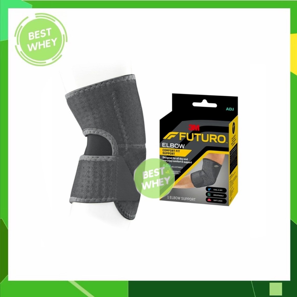 Futuro Elbow Comfort Fit Support ADJ ฟูทูโร่ พยุงข้อศอก ปรับกระชับได้ 6410
