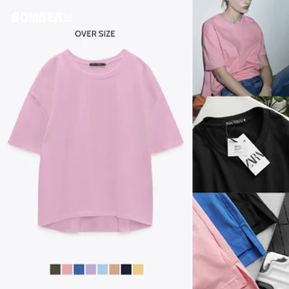 เสื้อยืด Oversize ZA-RA เสื้อยืดคอกลม ทรงหลวม สายแฟชั่น สุดเท่ ใส่ได้ทุกเพศ (เน้นเท่ เก๋ มีสไตล์)