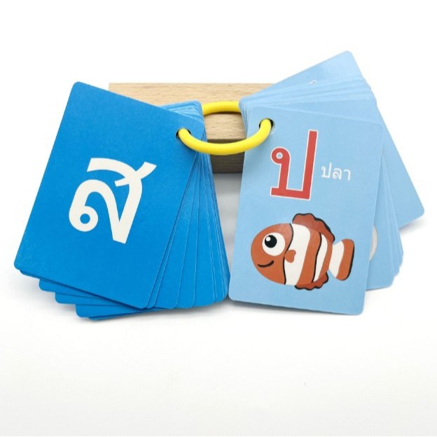 พร้อมส่ง! บัตรคำ แฟลชการ์ด Flash card พิมพ์หน้า+หลัง ของเล่นเด็ก