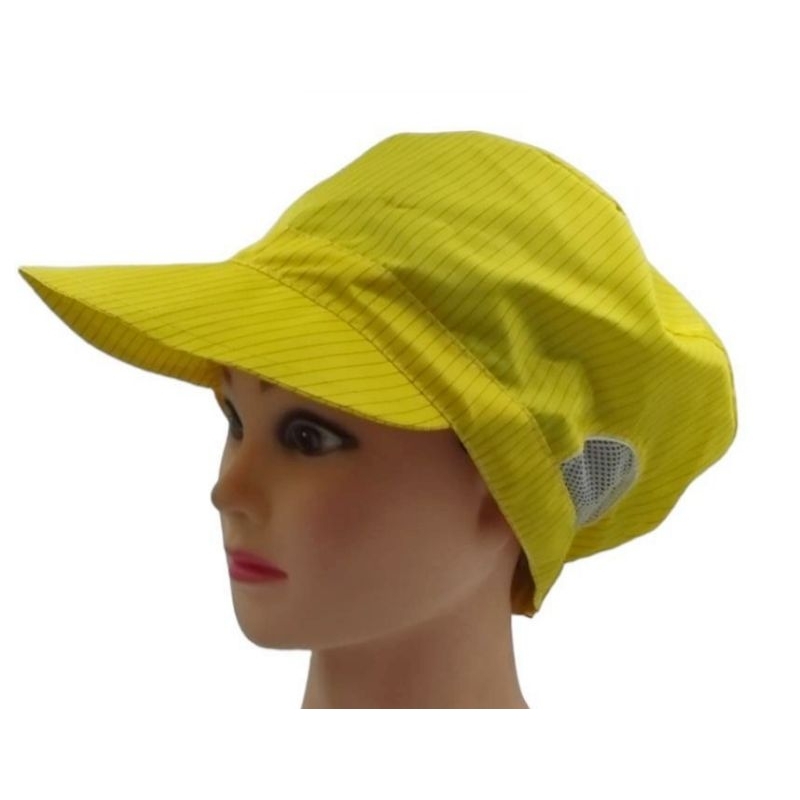 หมวกคลุมผมป้องกันไฟฟ้าสถิต (ผ้า Anti-Static Strip – ลายตรง)