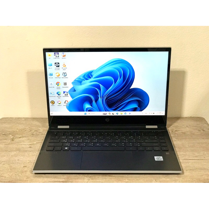 ขาย โน๊ตบุ๊ค HP Pavilion x360 14-dw0095TU intel Core i3-1005G1 CPU 1.20 GHz RAM 8 GB SSD 256 GB