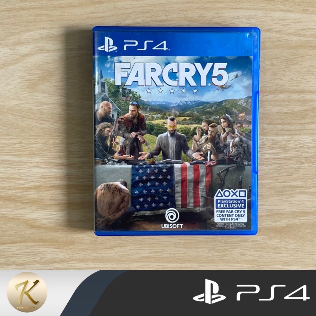แผ่นเกมส์ PS4 : FarCry 5 (English)📍(แผ่นมือสอง สินค้าพร้อมจัดส่ง)