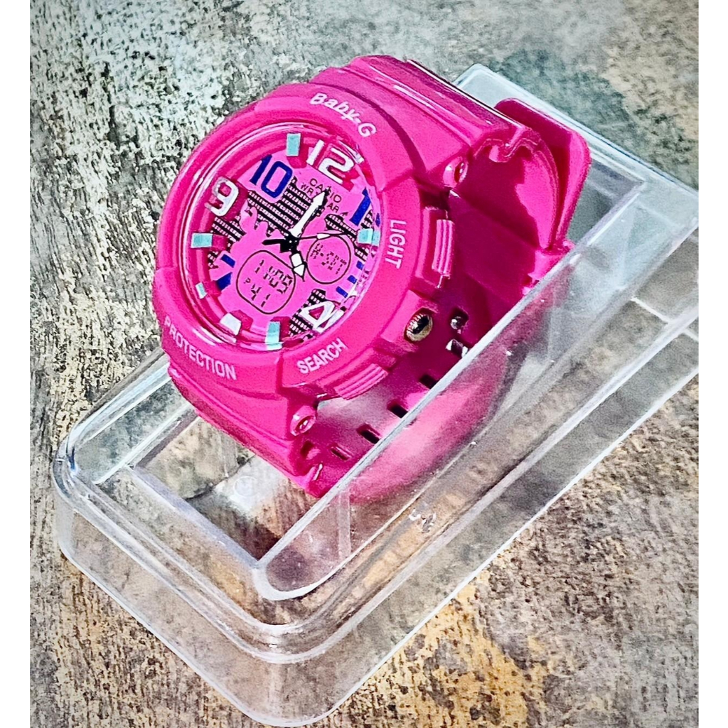 CASlO Baby9 ฟรีกล่อง เบบี้จี นาฬิกาเด็ก ระบบเข็ม เบบี้จีเข็ม นาฬิกาข้อมือ เด็กโต เด็กนักเรียน นาฬิกาคาสิโอ้เด็ก RC411