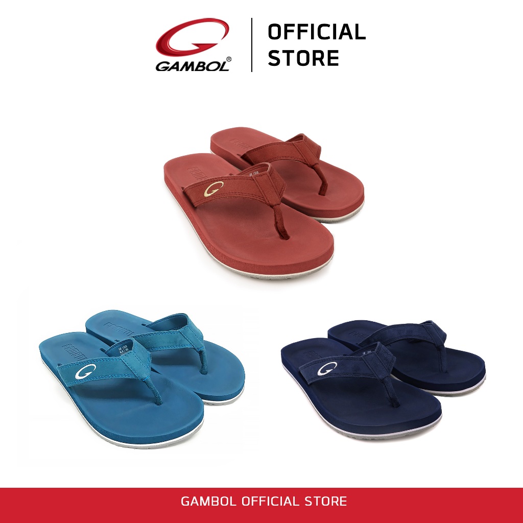 GAMBOL แกมโบล COZY รองเท้าแตะหนีบชายหญิง (โทนสว่าง) รุ่น GM11220 / GW11220 Size 36-46