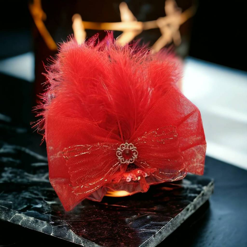 หมวกดรัมเมเยอร์  หมวกแฟนตาซี หมวกกีฬาสี หมวดเดินพาเหรด มีกิ๊บในตัว