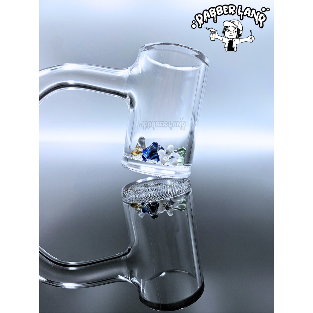 Flower Glass Screen Ruby For Quartz Banger ลูกแก้วหมุน (1pc) DPGS001