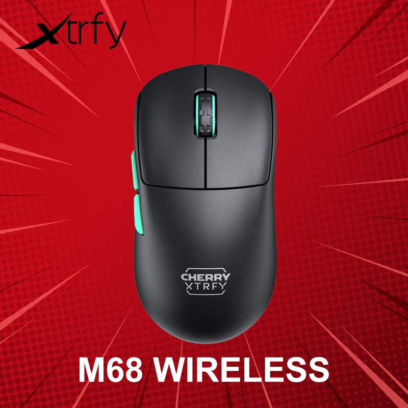 เมาส์เกมมิ่งไร้สาย Cherry Xtrfy M68 Wireless ประกันศูนย์ 2 ปี