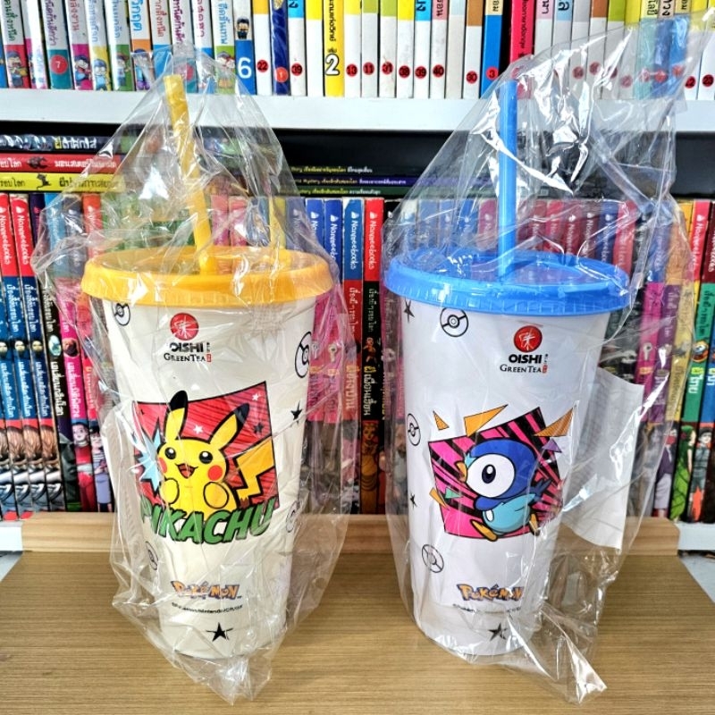 โออิชิ​ x โปเกมอน​ 🥤 แก้วน้ำเปลี่ยนสี​ ของสะสมแถมโออิชิ