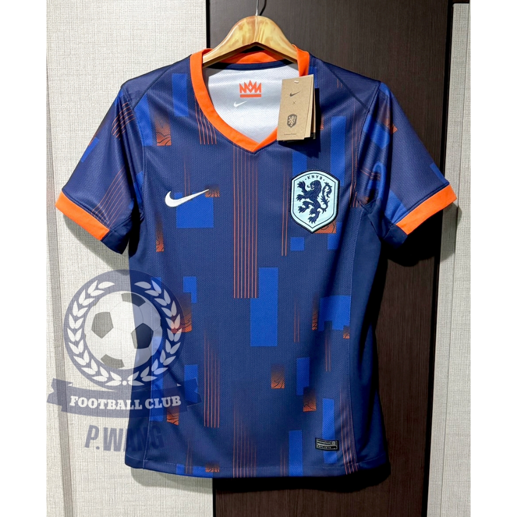 New!! เสื้อฟุตบอลทีมชาติ เนเธอแลนด์ Away เยือน ยูโร 2024 [3A] เกรดแฟนบอล ตรงต้นฉบับทุกจุดคุณภาพสูงรับประกันคุณภาพ