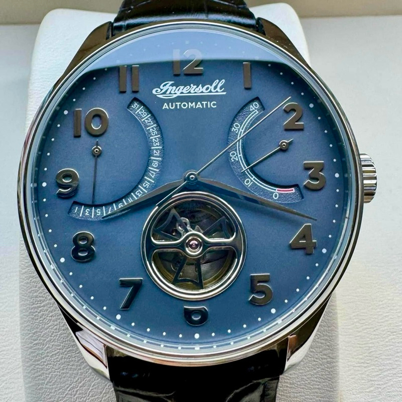 Ingersoll 1892 Retrograde Open Heart Power Reserve