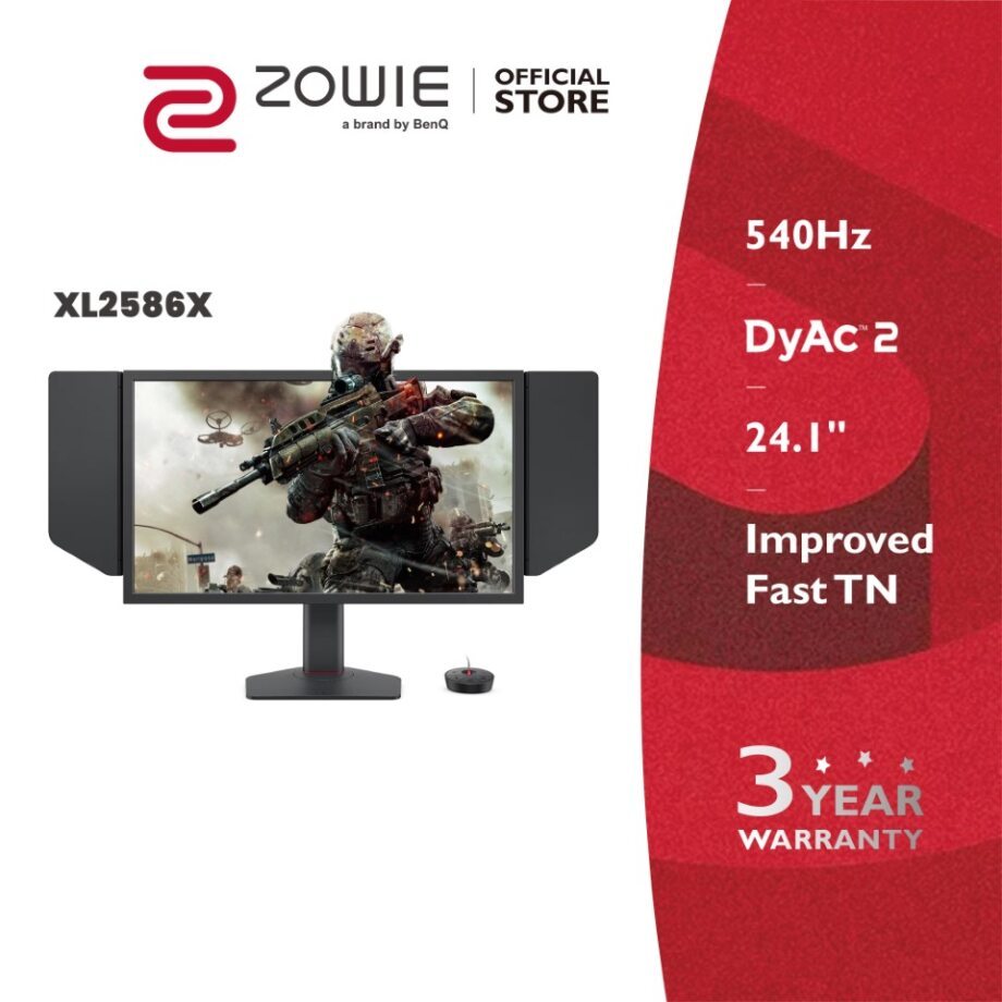 ZOWIE XL2586X 24.1นิ้ว Fast TN 540Hz DyAc™2 จอเกม Esports
