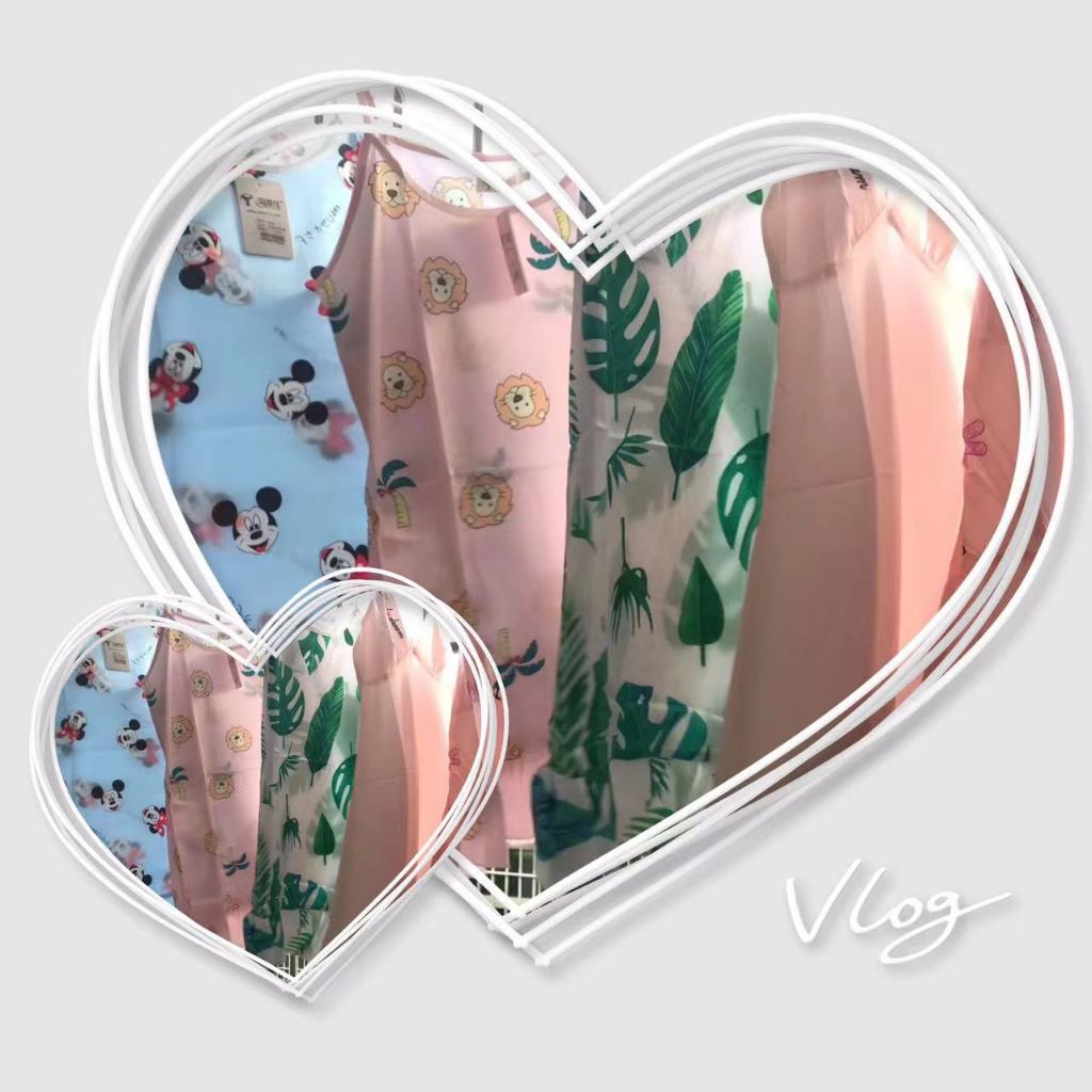 🍃👠(ราคาต่ำสุด)ชุดนอนสตรี，กระโปรงผ้าซาติน，ลวดลายน่ารัก，สวยเซ็กซี่，M-2XL - รูปที่ 3