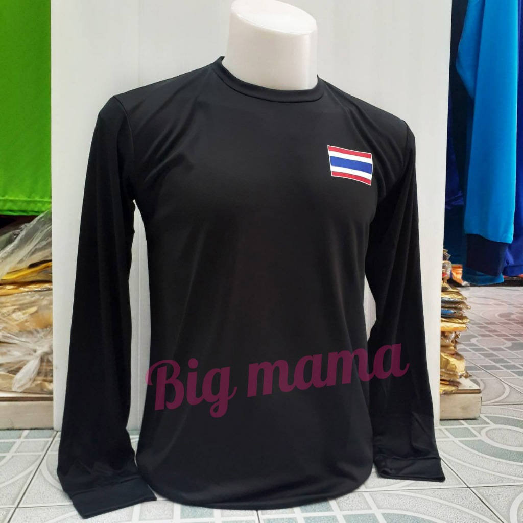 เสื้อยืด แขนยาว พอร์ตแมน + ธงชาติ