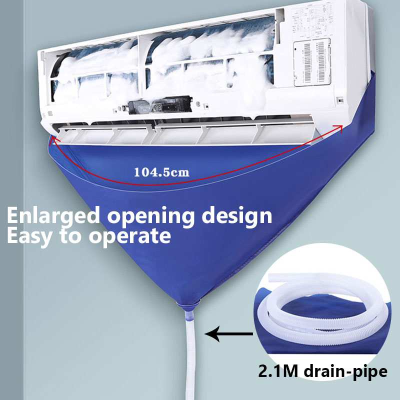 จัดส่งภัยใน24ชั่วโมง ถุงคลุมเครื่องปรับอากาศ ถุงคลุมล้างแอร์ ถุงกันฝุ่น สองสี - รูปที่ 3