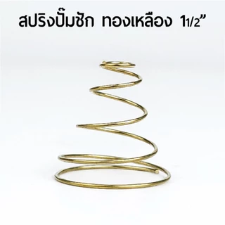 สปริงปั๊มชัก ทองเหลือง สแตนเลส 1" 11/2" 2" 2"สปริงตรง ทนทานสูง ส่งจากไทยรวดเร็ว