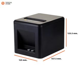 Thermal PrinterQ80A 80mm เครื่องพิมพ์ออเดอร์แยกตัดใบเสร็จเอง เชื่อมต่อโดยระบบ LAN